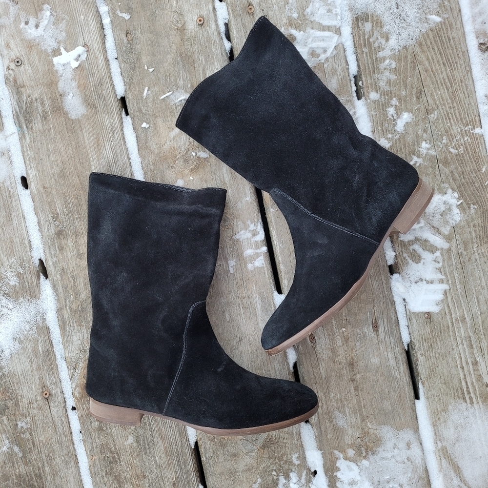 J. Crew Suede/ Leather Boots